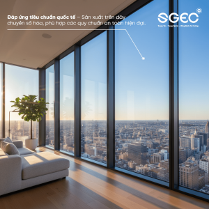 lắp đặt kính chống cháy